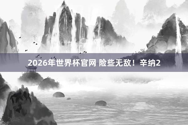 2026年世界杯官网 险些无敌!辛纳2