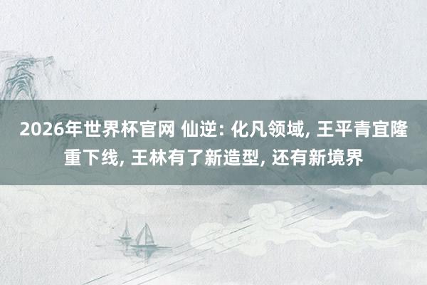 2026年世界杯官网 仙逆: 化凡领域, 王平青宜隆重下线, 王林有了新造型, 还有新境界