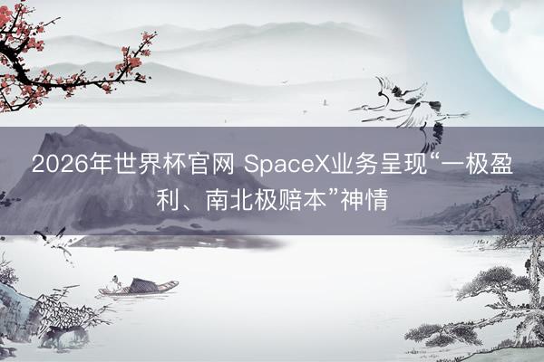 2026年世界杯官网 SpaceX业务呈现“一极盈利、南北极赔本”神情